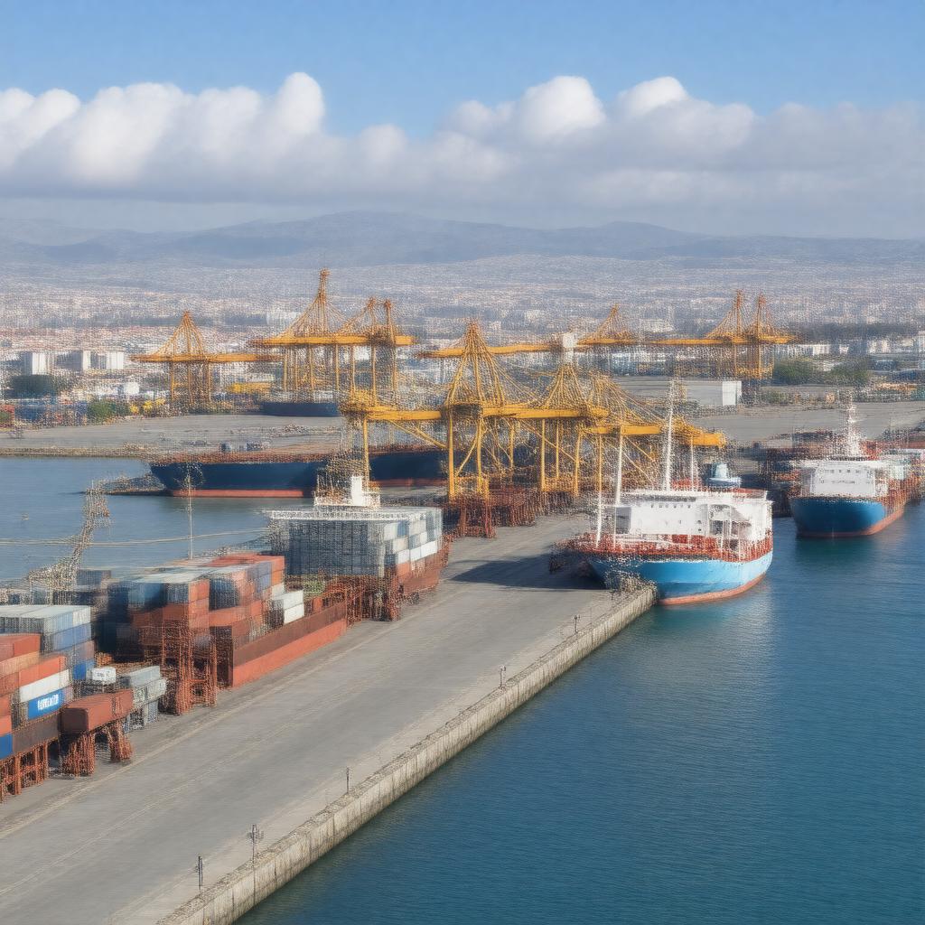 AI-created image of Ereğli Port