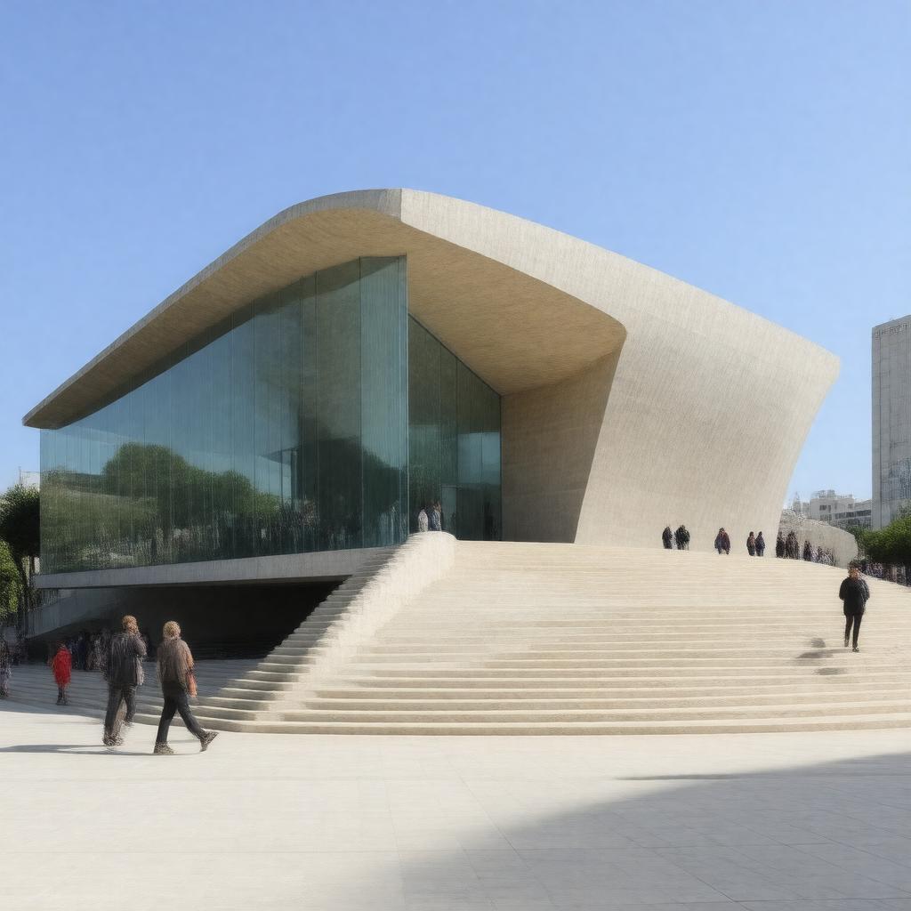 Click to view larger image AI-created image of Eretz Israel Museum