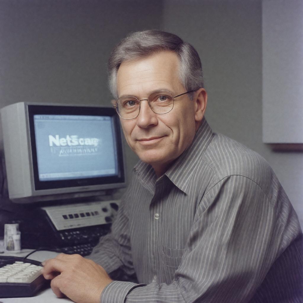AI-created image of Eric Bina