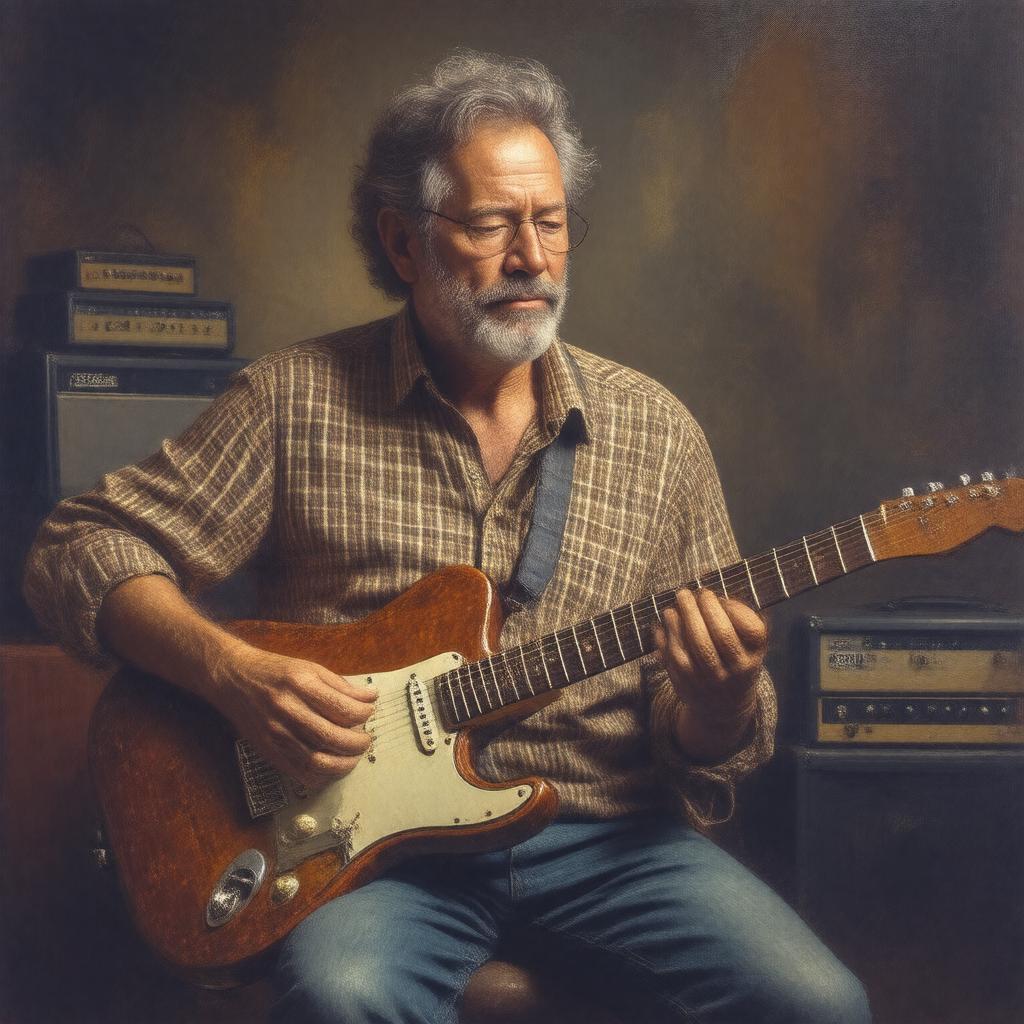 AI-created image of Eric Clapton