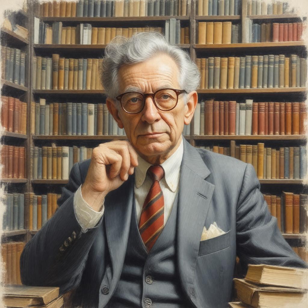 AI-created image of Eric Hobsbawm