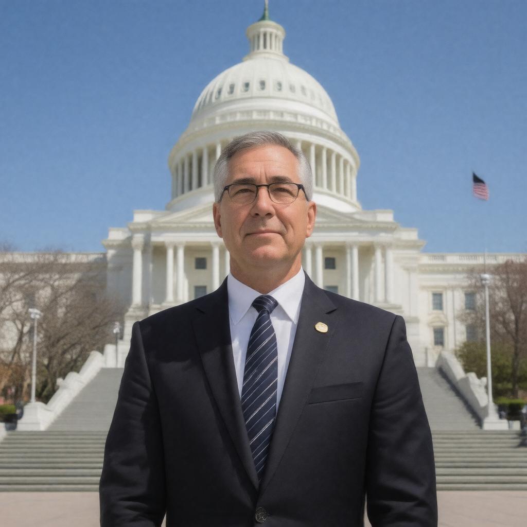 AI-created image of Eric Holcomb