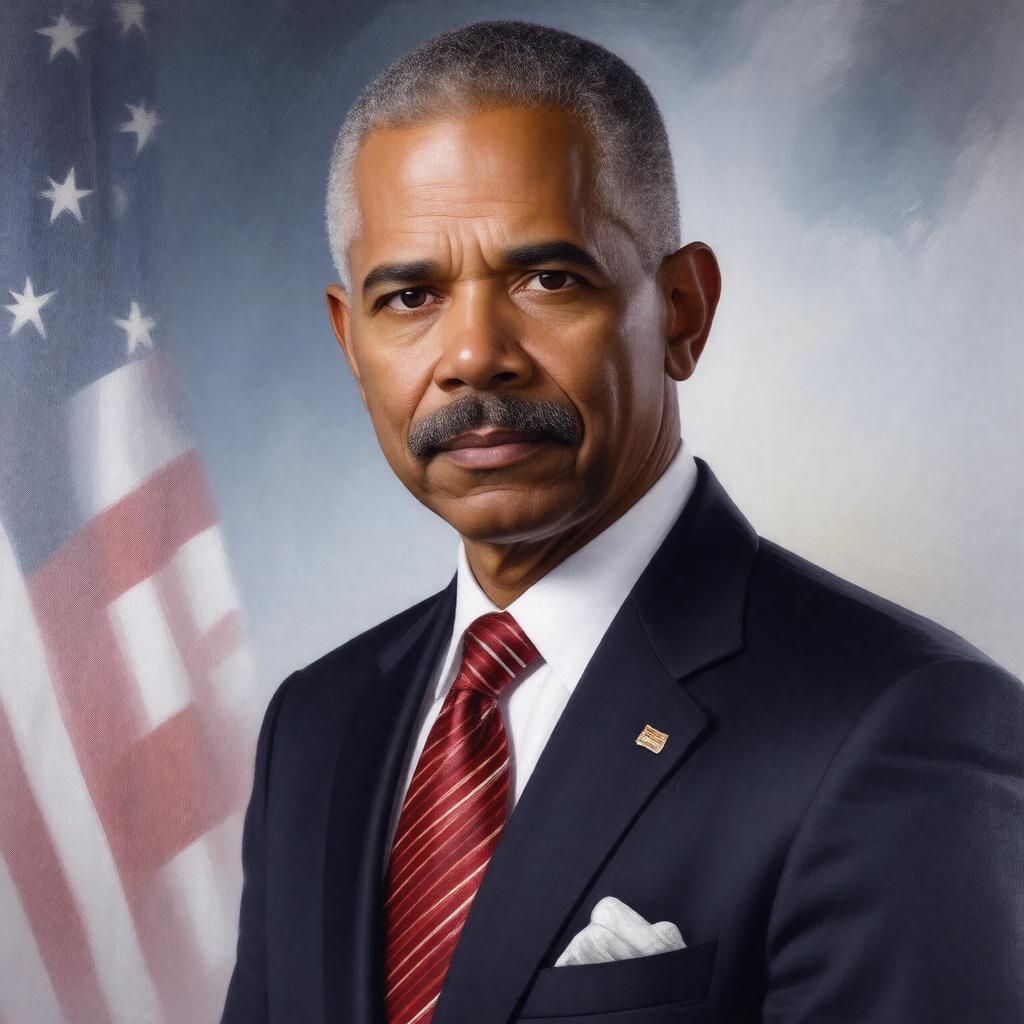 AI-created image of Eric Holder