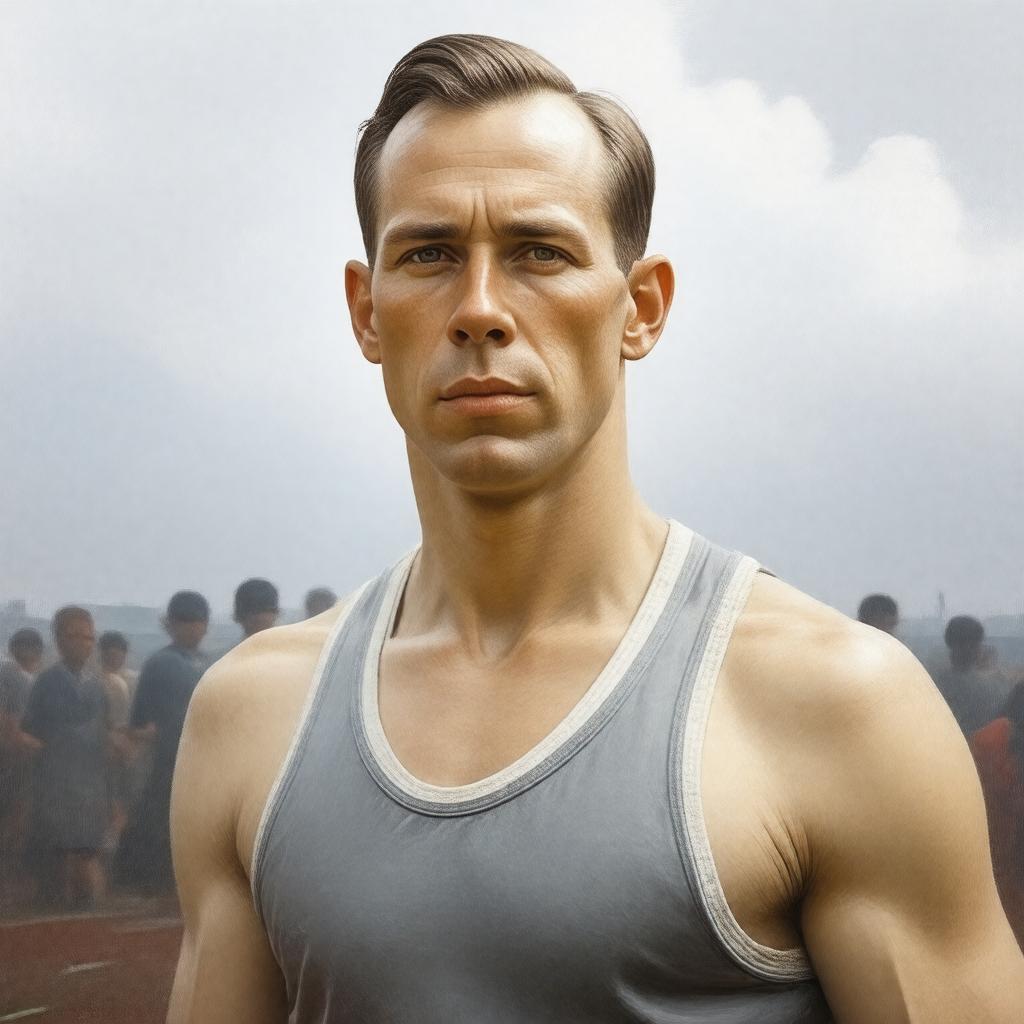 AI-created image of Eric Liddell