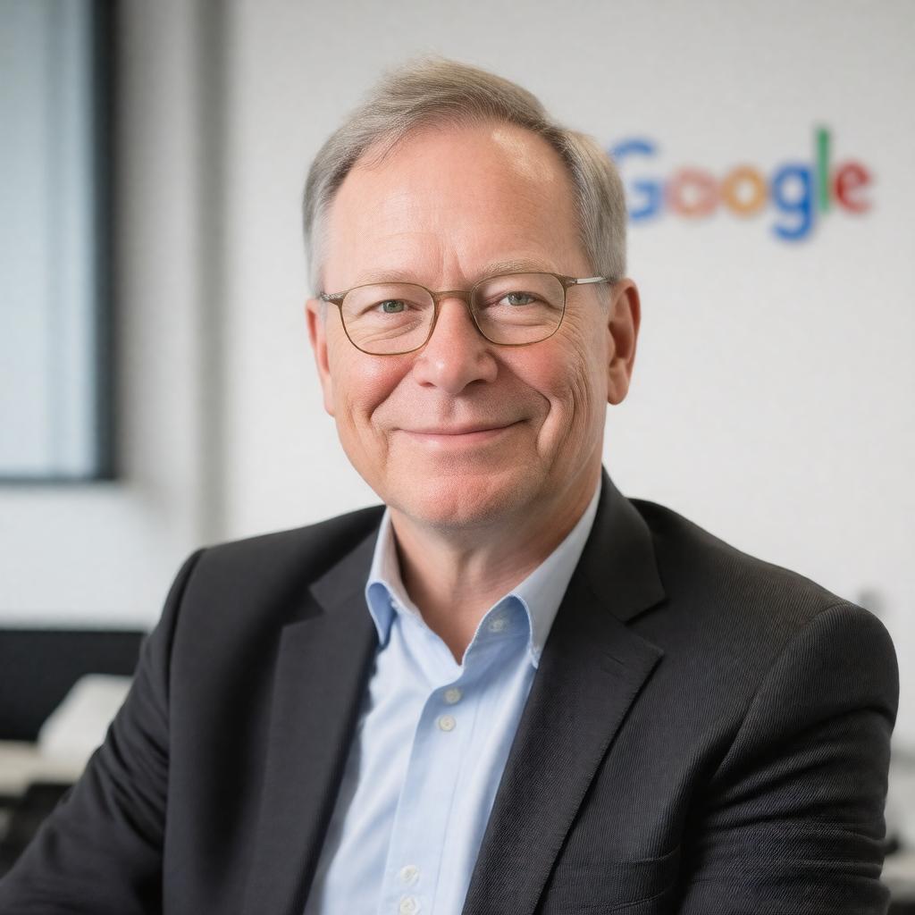 AI-created image of Eric Schmidt