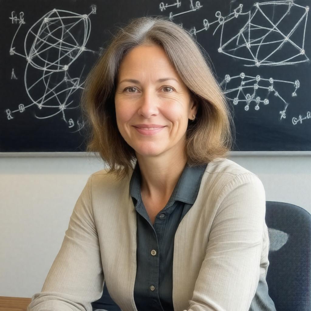 AI-created image of Erica Flapan