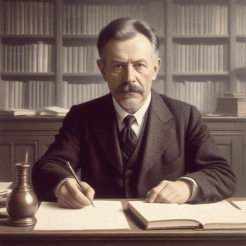 Click to view larger image AI-created image of Erich Bessel-Hagen