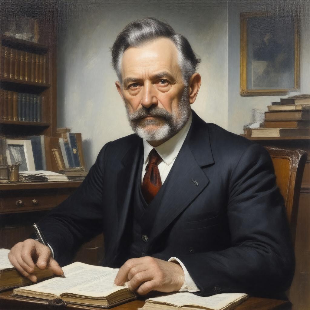 AI-created image of Erich Hückel