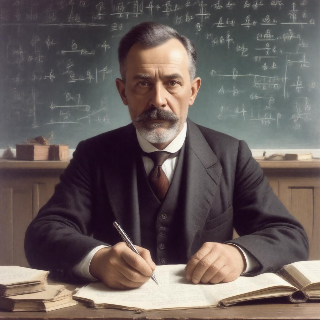 AI-created image of Erich Hecke