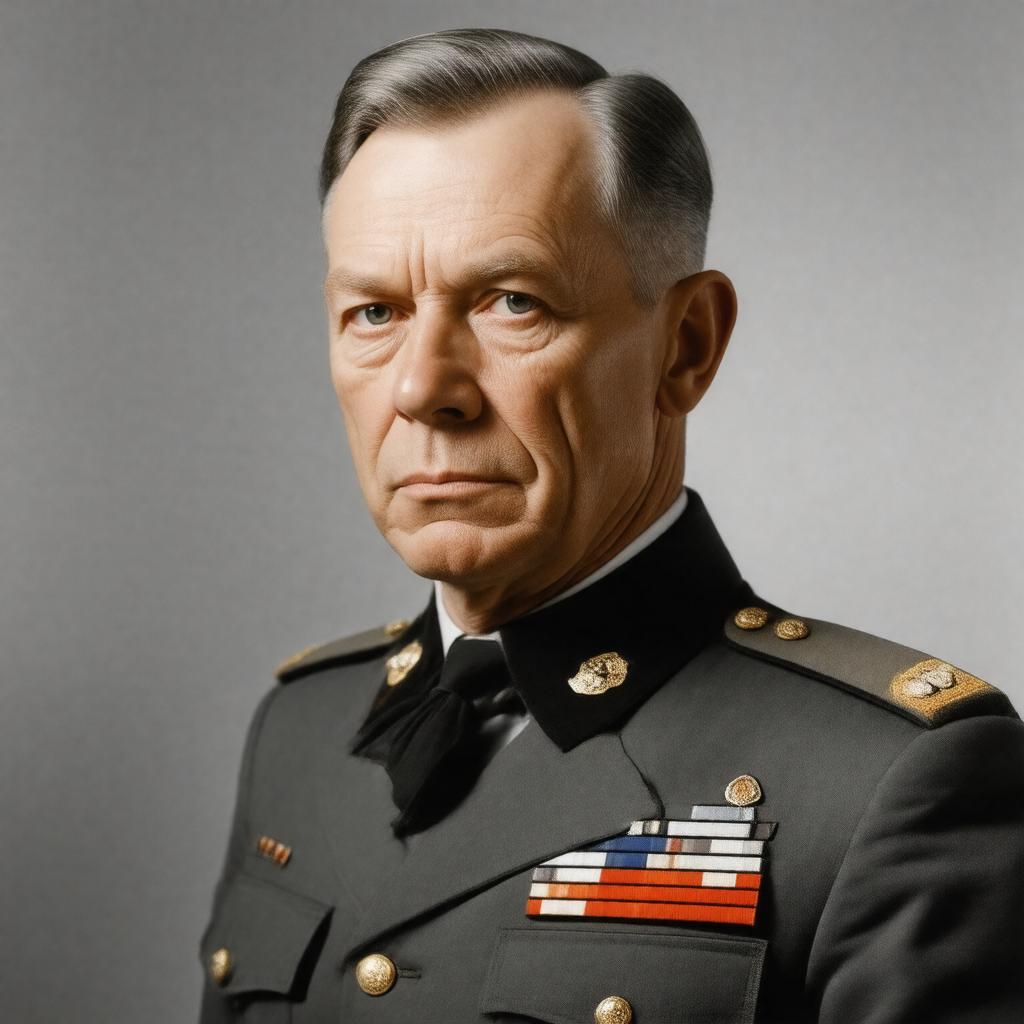 AI-created image of Erich Schumann