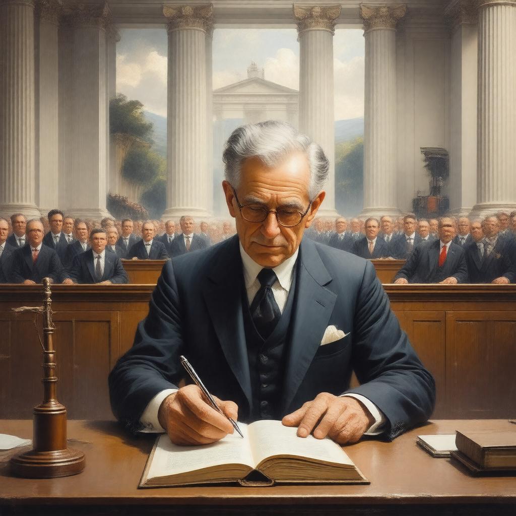 AI-created image of Erie Railroad Co. v. Tompkins