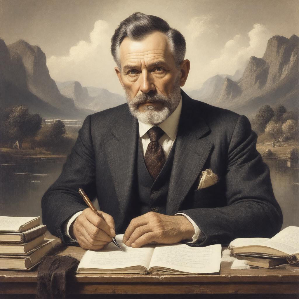 Click to view larger image AI-created image of Erik Axel Karlfeldt