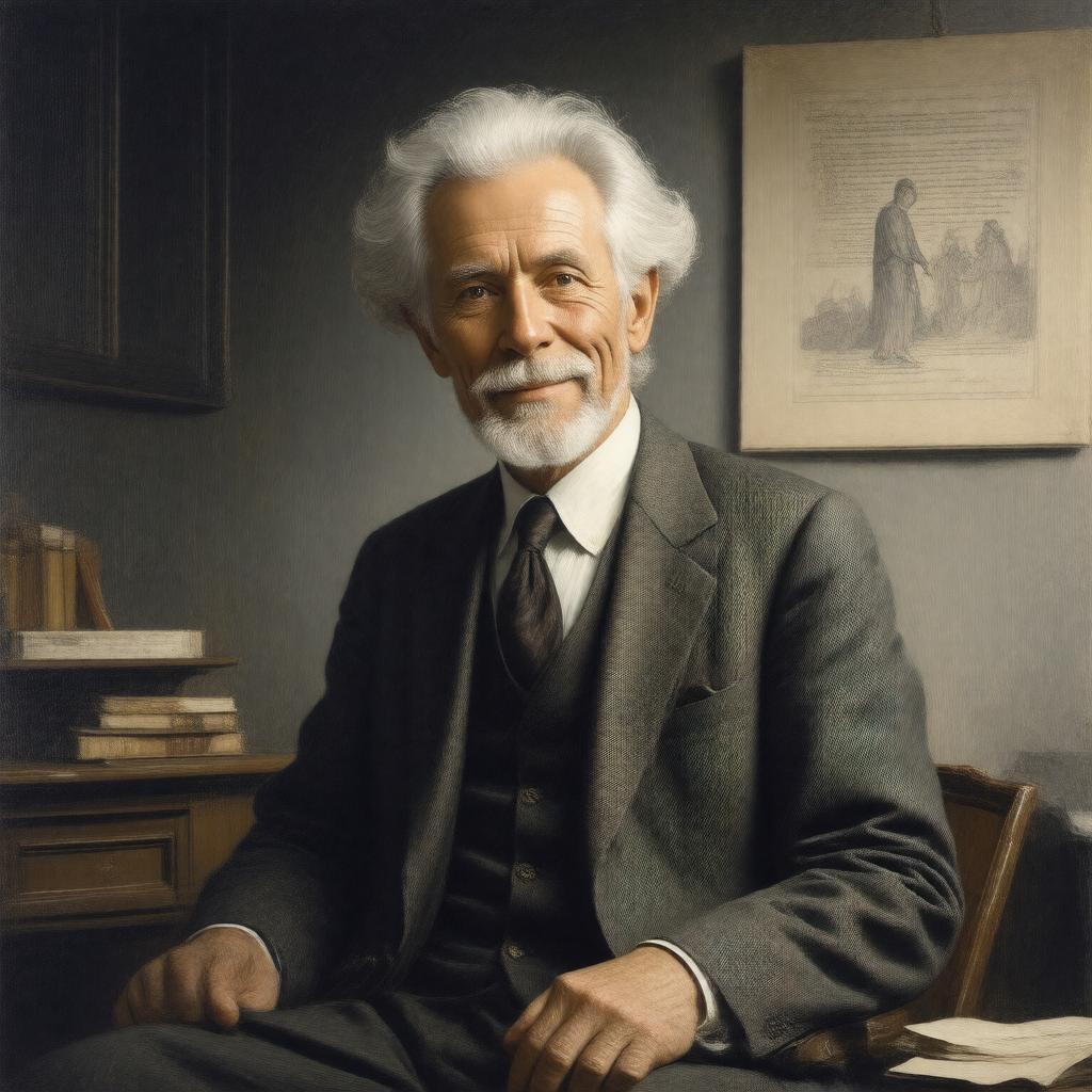 AI-created image of Erik Erikson