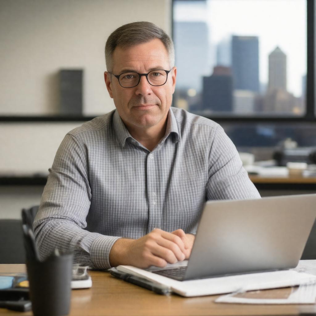 AI-created image of Erik Gunn