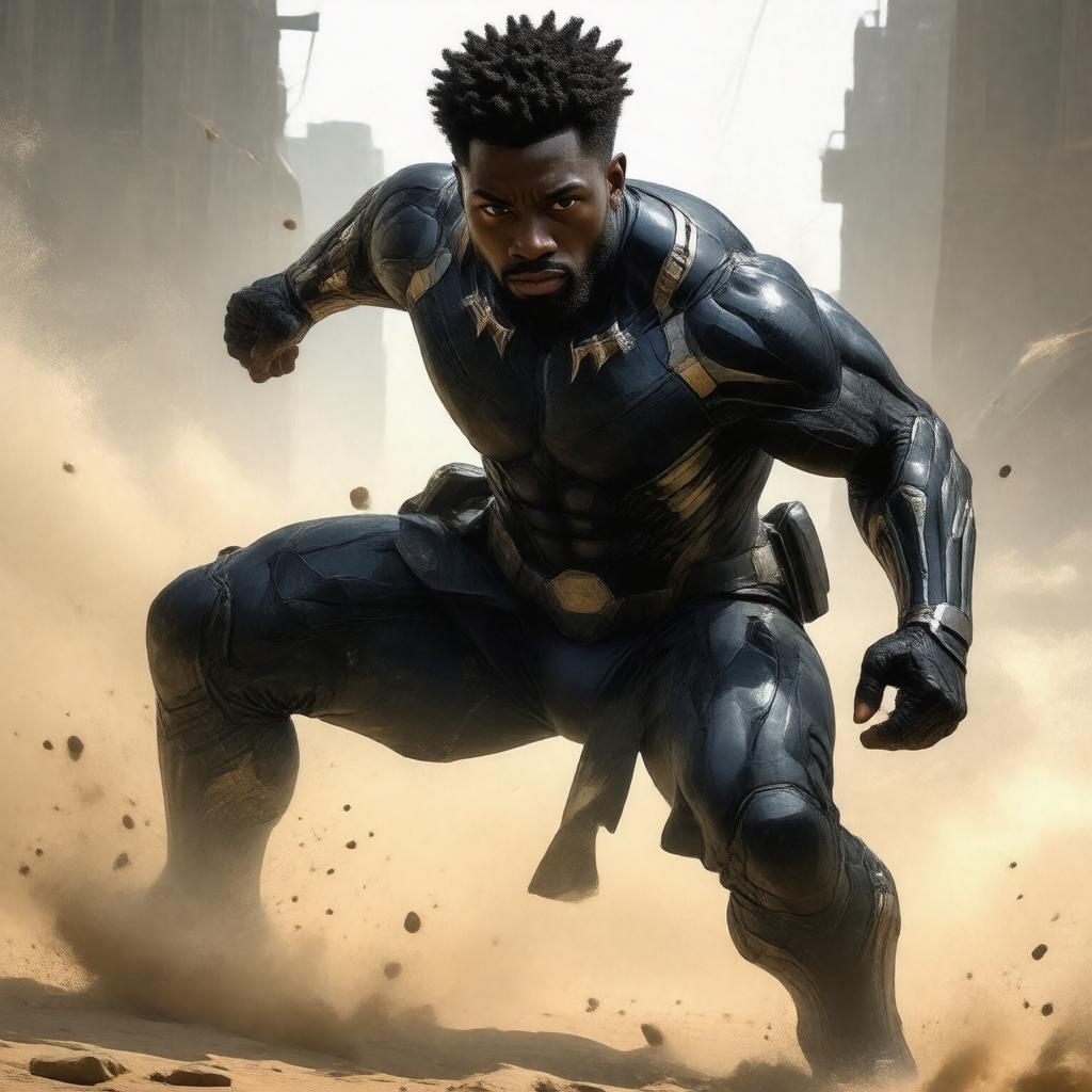 AI-created image of Erik Killmonger
