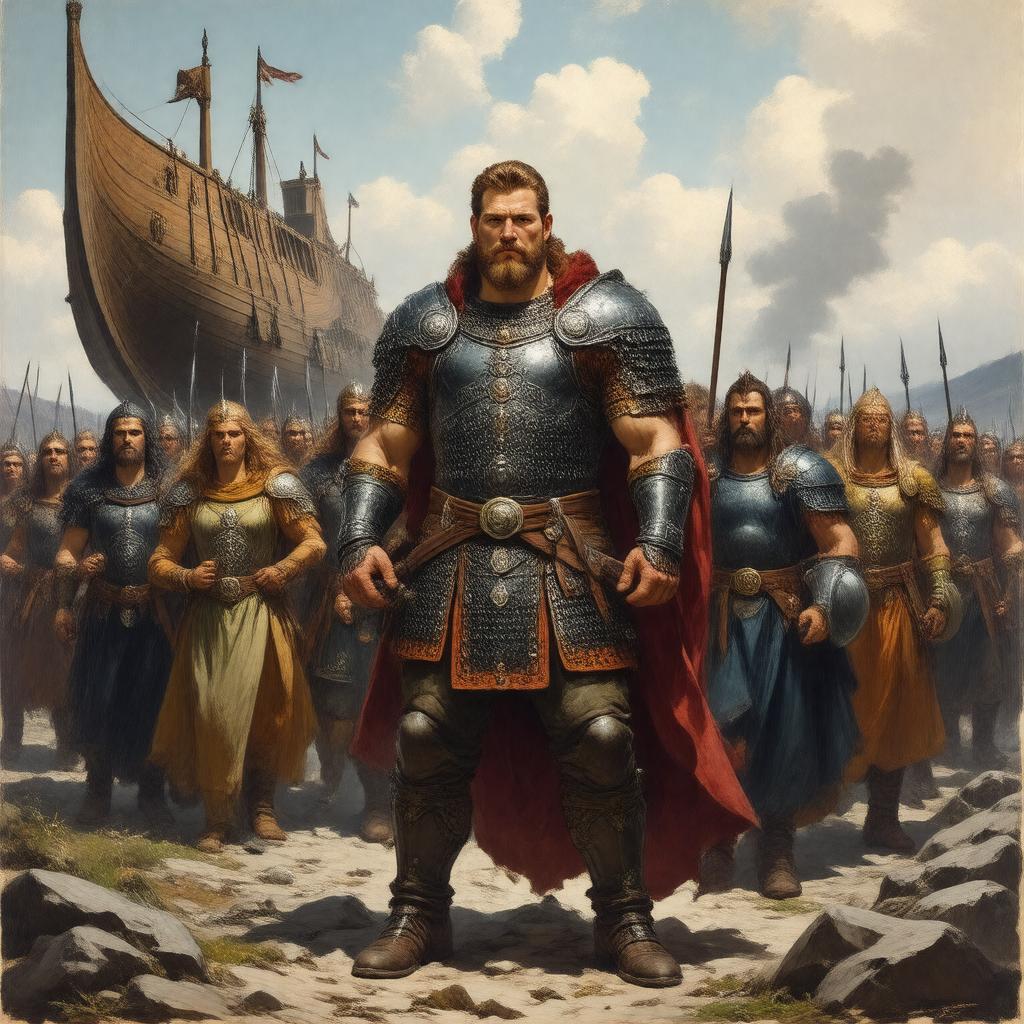 AI-created image of Erik the Viking