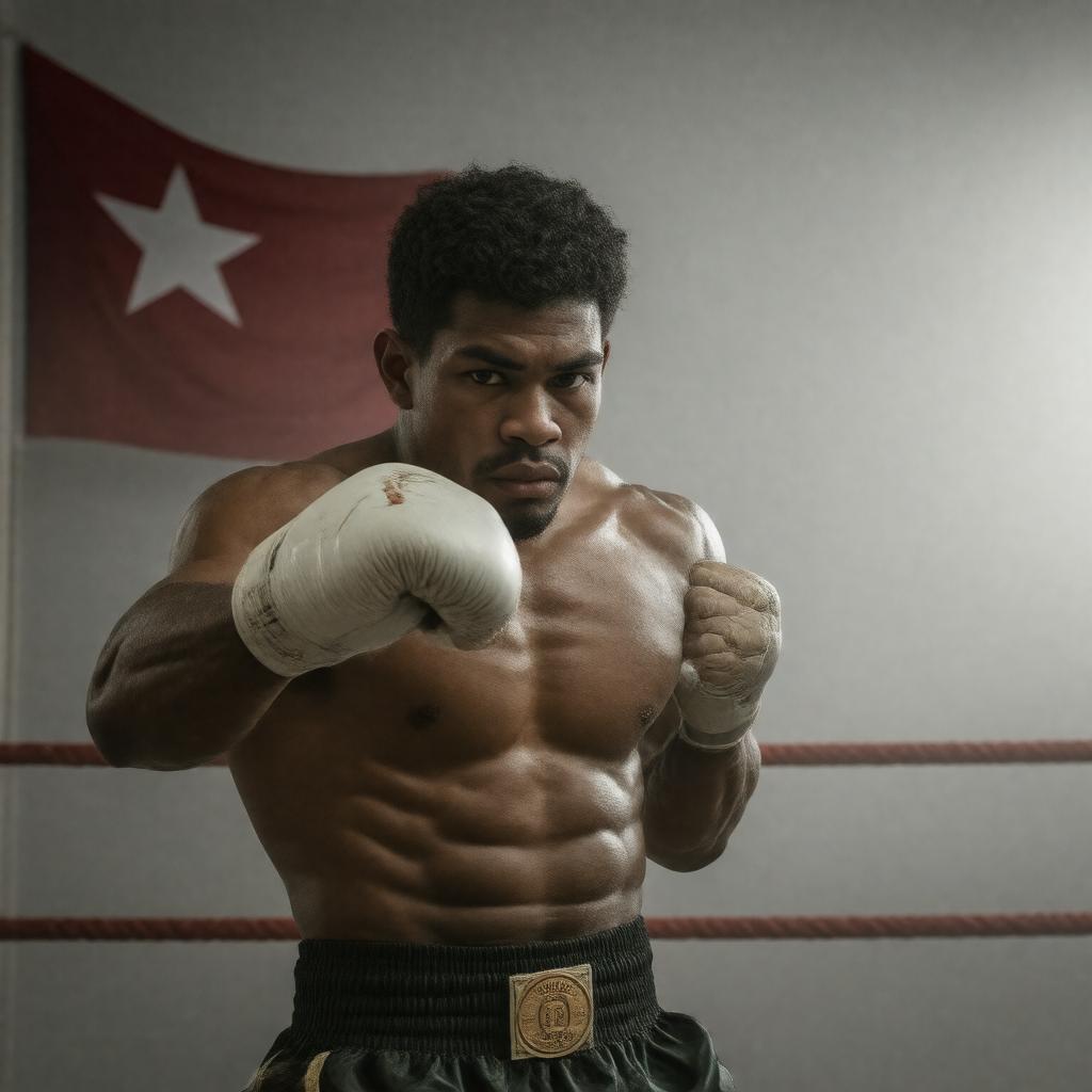 AI-created image of Erislandy Savón