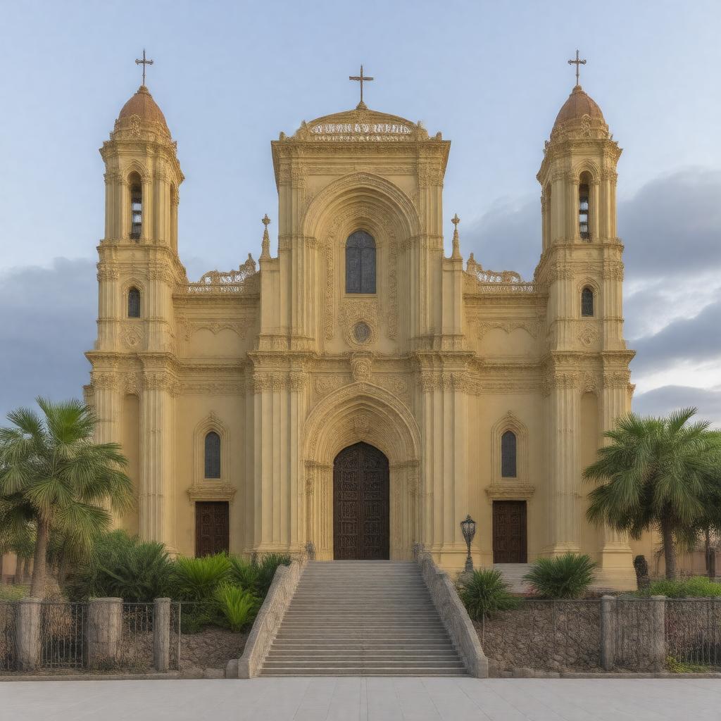 AI-created image of Eritrean Orthodox Tewahedo Church