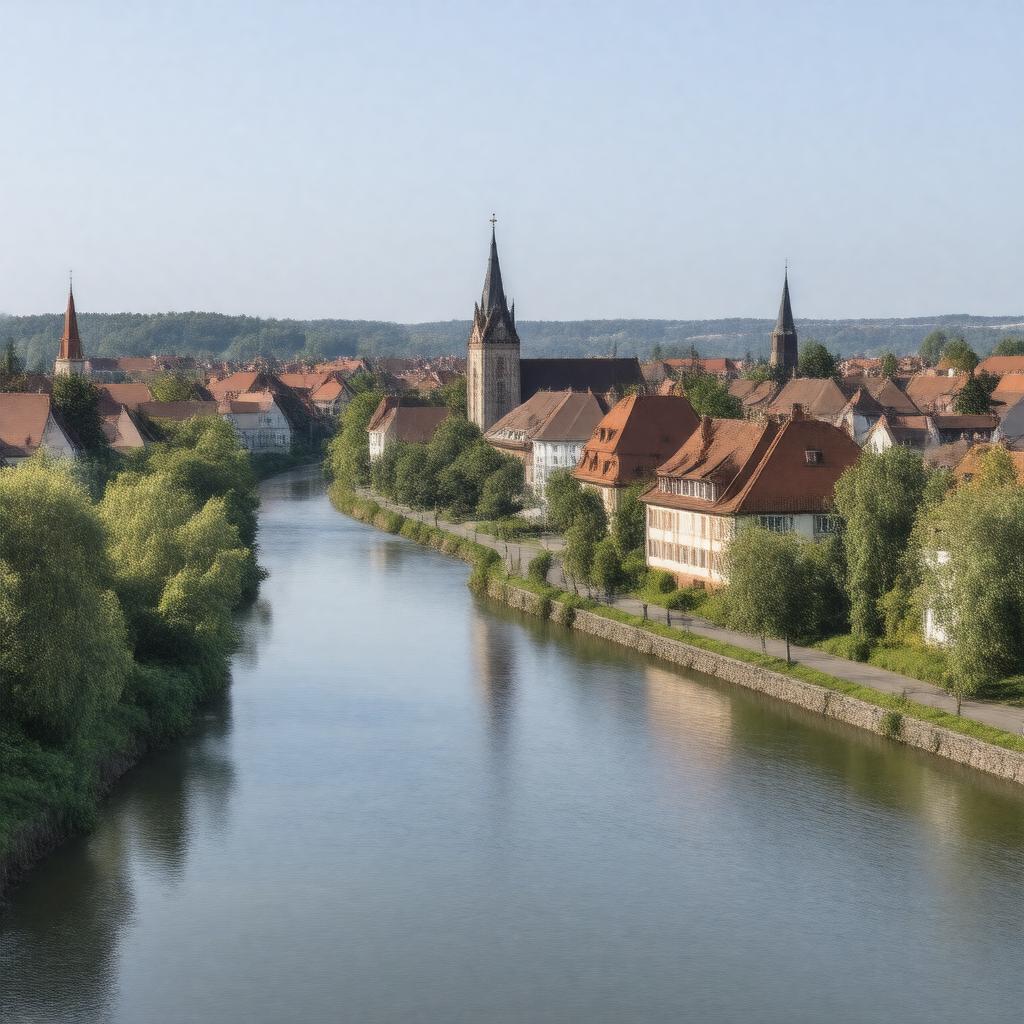 AI-created image of Erlangen