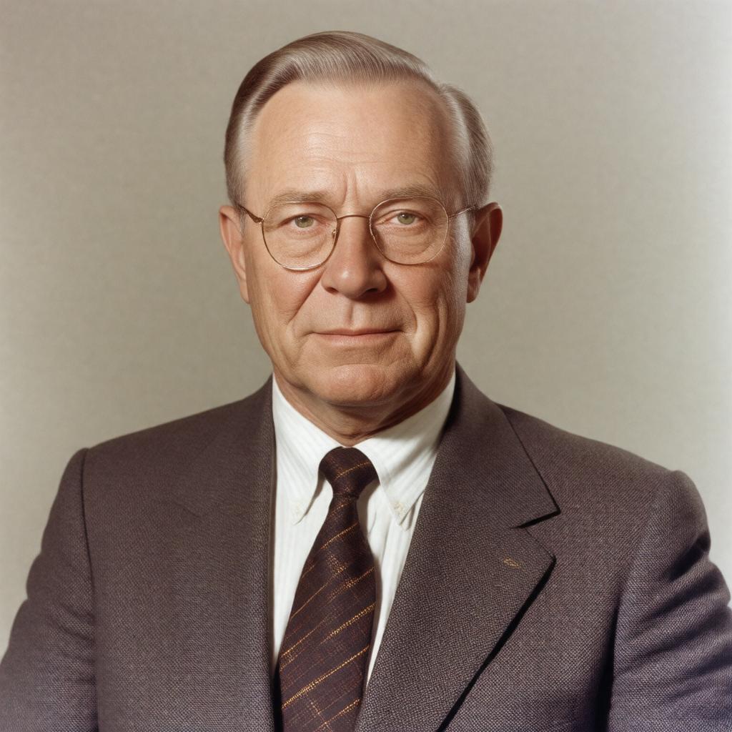 Click to view larger image AI-created image of Erling Persson