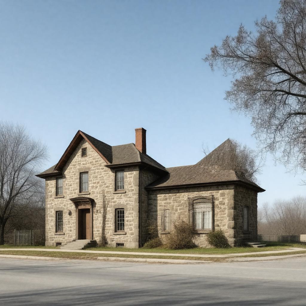 Click to view larger image AI-created image of Ermatinger-Clergue National Historic Site