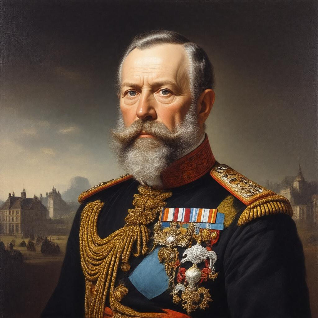 Click to view larger image AI-created image of Ernest Augustus, King of Hanover