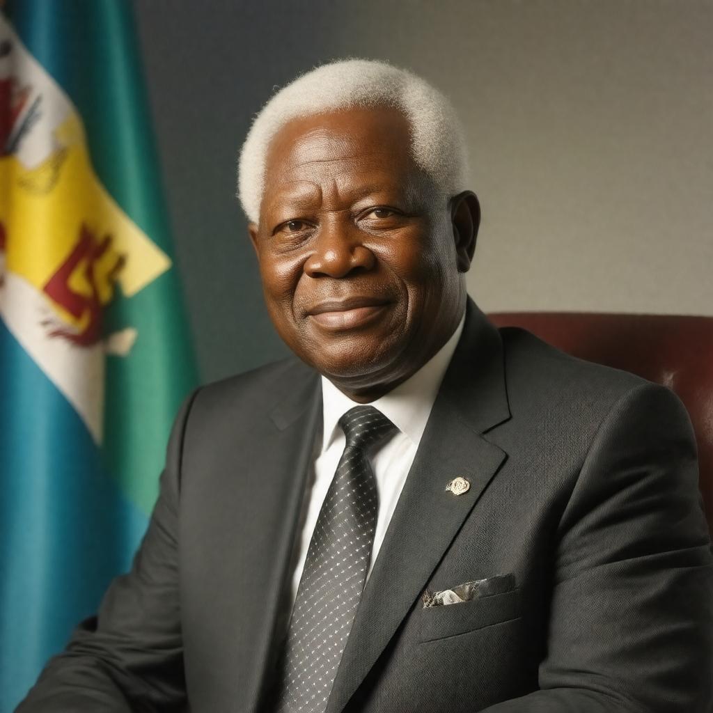 Click to view larger image AI-created image of Ernest Bai Koroma