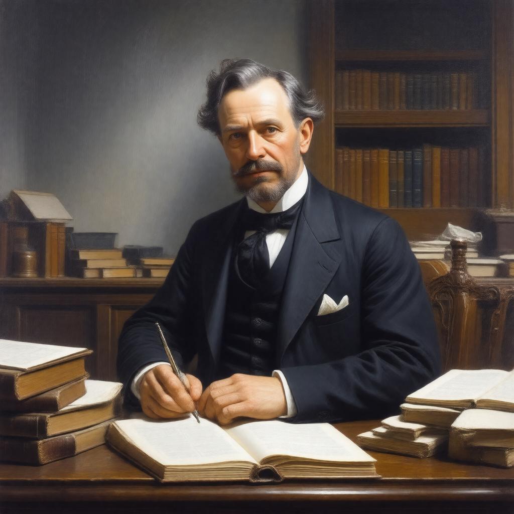 AI-created image of Ernest Benn