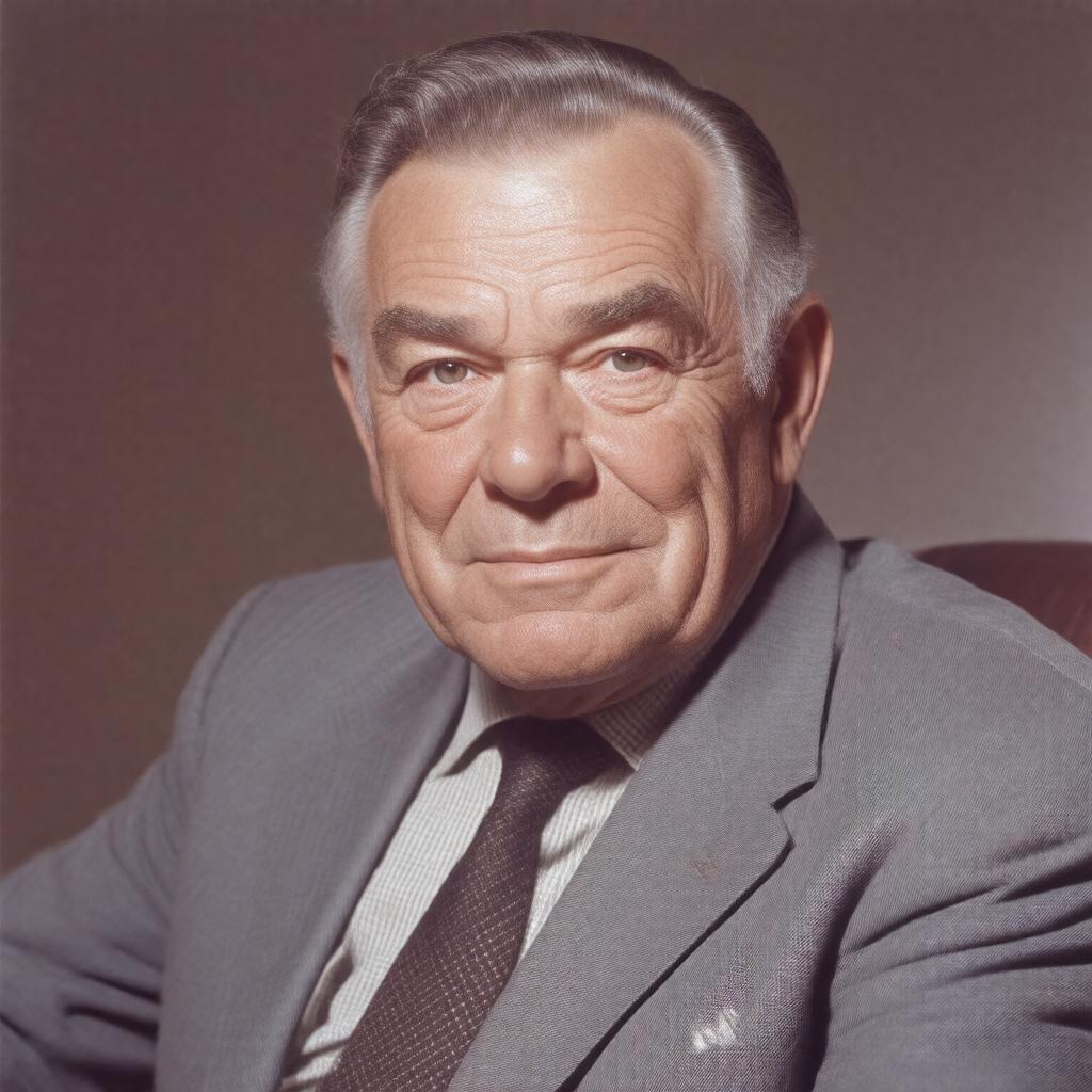 AI-created image of Ernest Borgnine