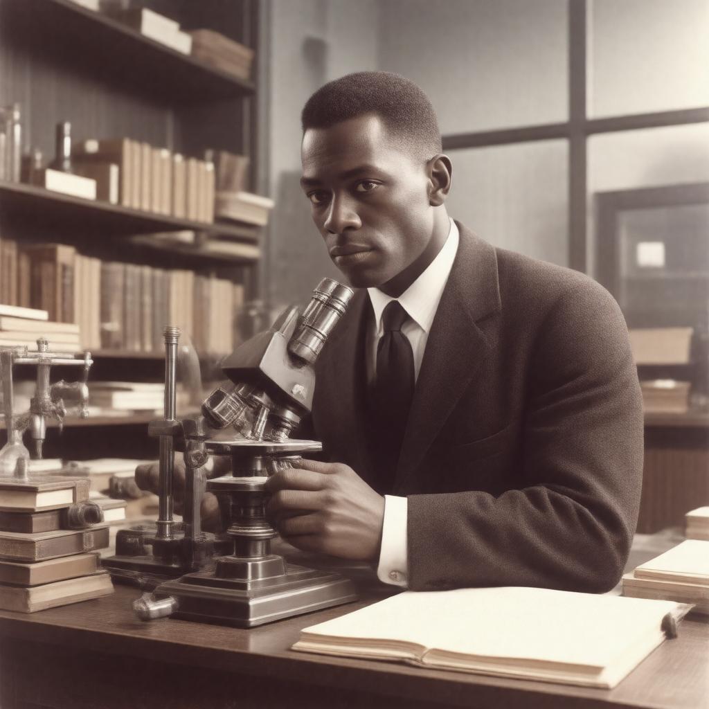 AI-created image of Ernest Everett Just