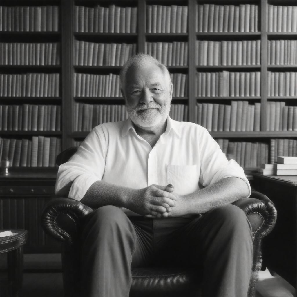 AI-created image of Ernest Hemingway
