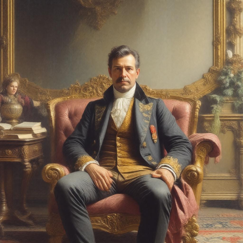 Click to view larger image AI-created image of Ernest II, Duke of Saxe-Coburg and Gotha