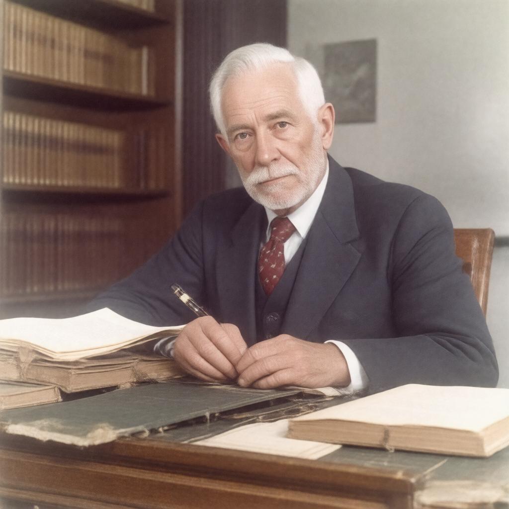 AI-created image of Ernest Merritt