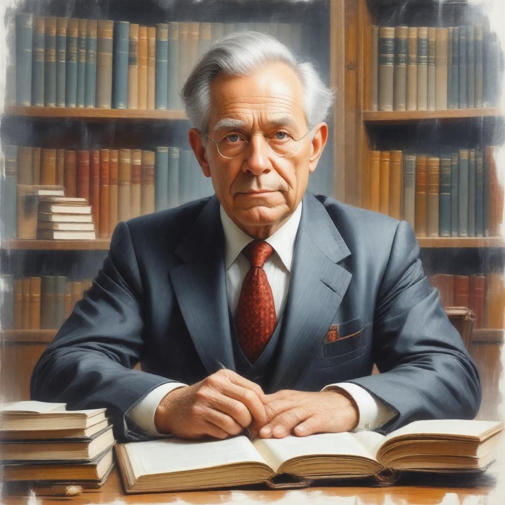 AI-created image of Ernest Nagel