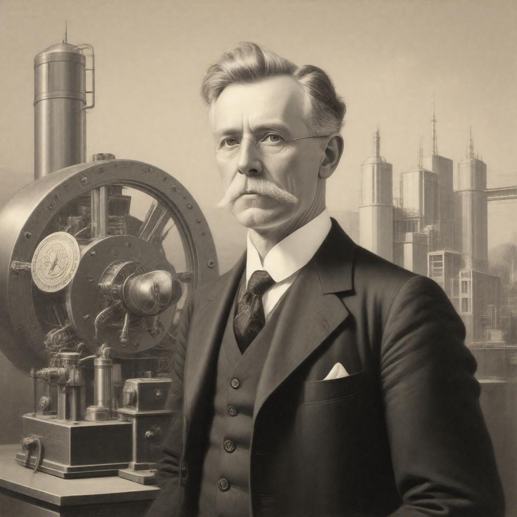 AI-created image of Ernest O. Lawrence
