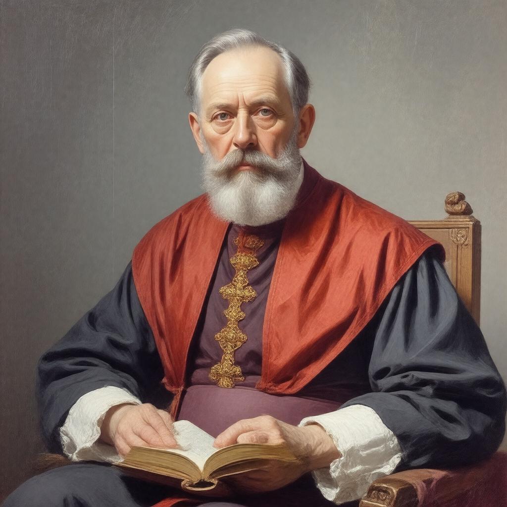 AI-created image of Ernest William Barnes