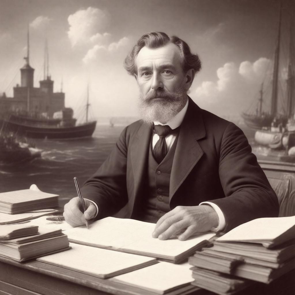 Click to view larger image AI-created image of Ernest William Lyons Holt