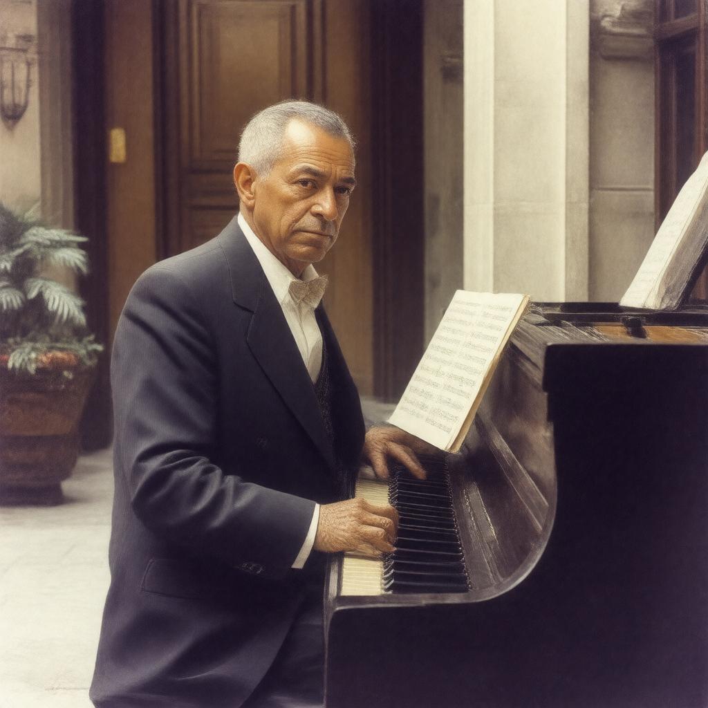 AI-created image of Ernesto Lecuona