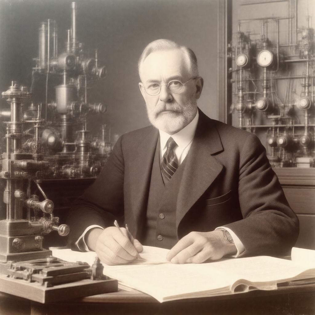 AI-created image of Ernst Alexanderson