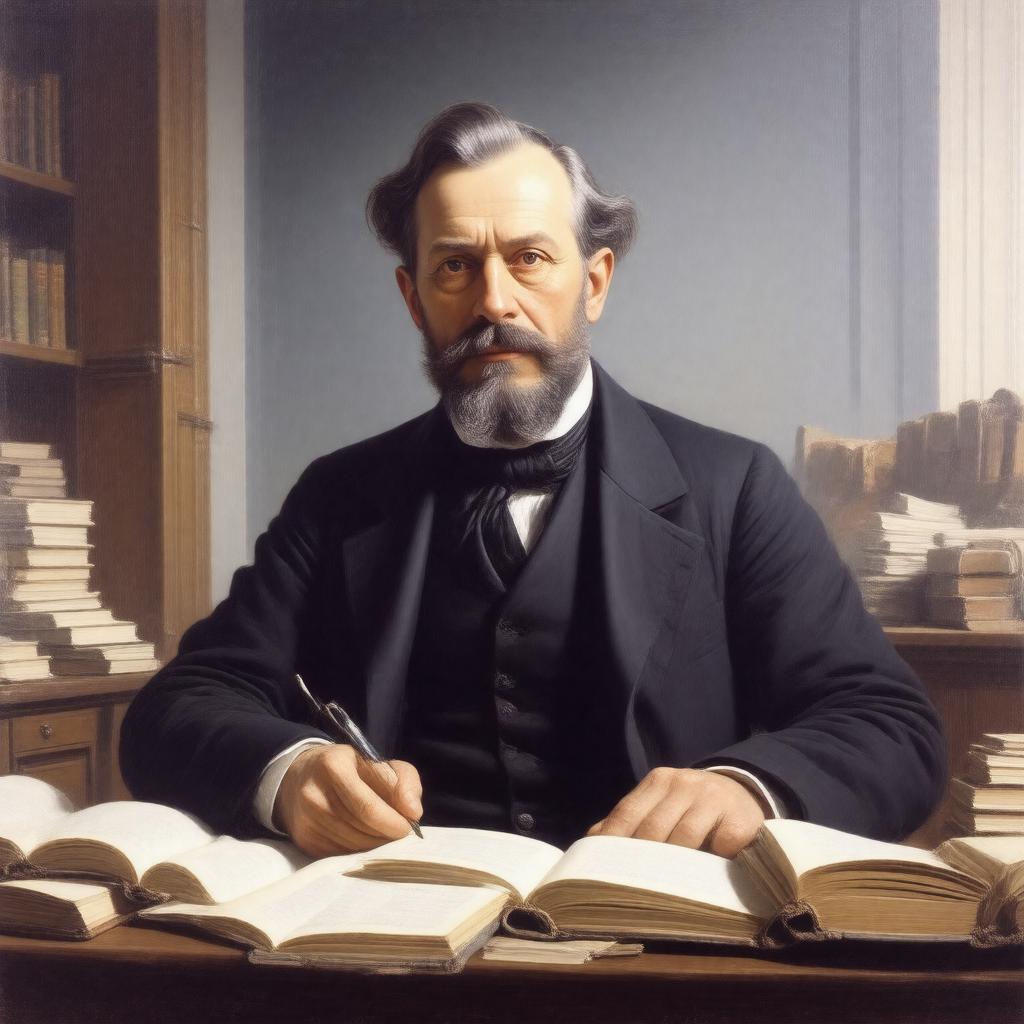 AI-created image of Ernst August Hagen