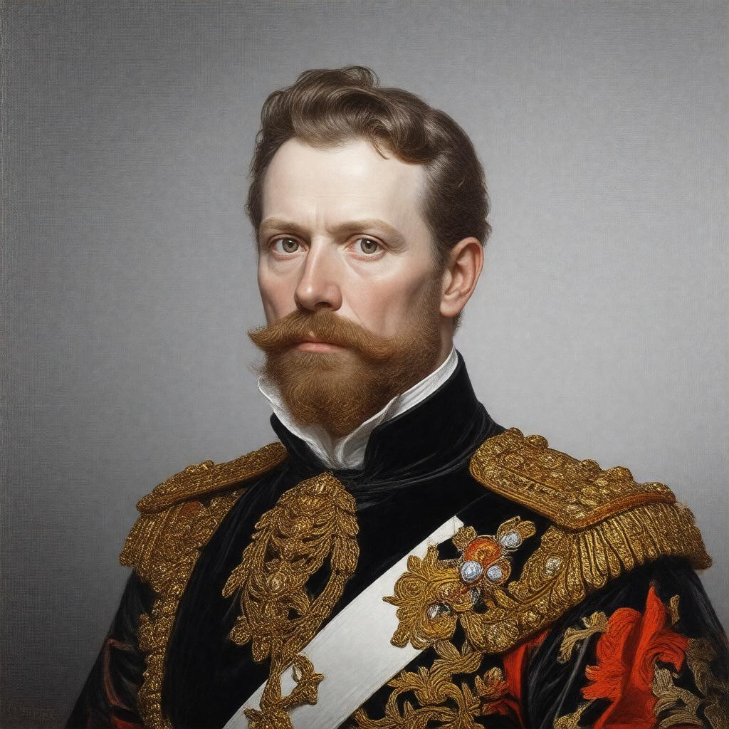 AI-created image of Ernst August Karl Johann Leopold Alexander Eduard