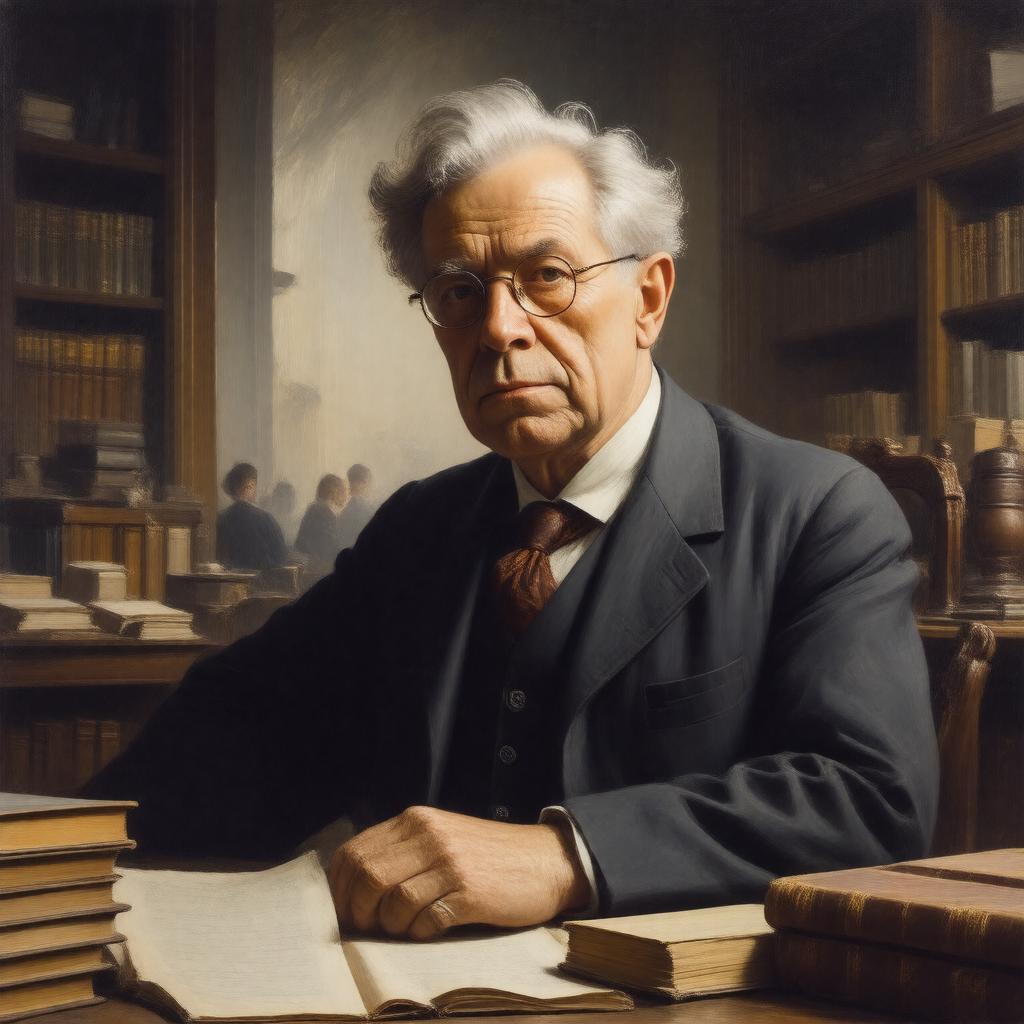 AI-created image of Ernst Bloch