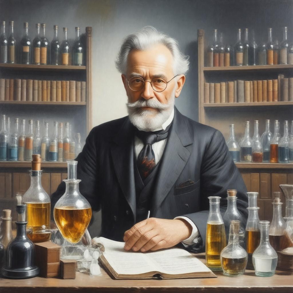 AI-created image of Ernst Boris Chain