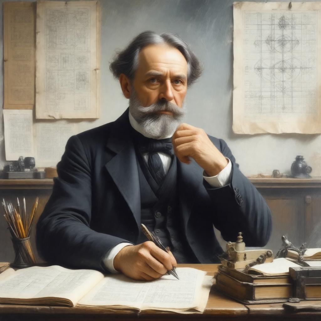 AI-created image of Ernst Eduard Kummer