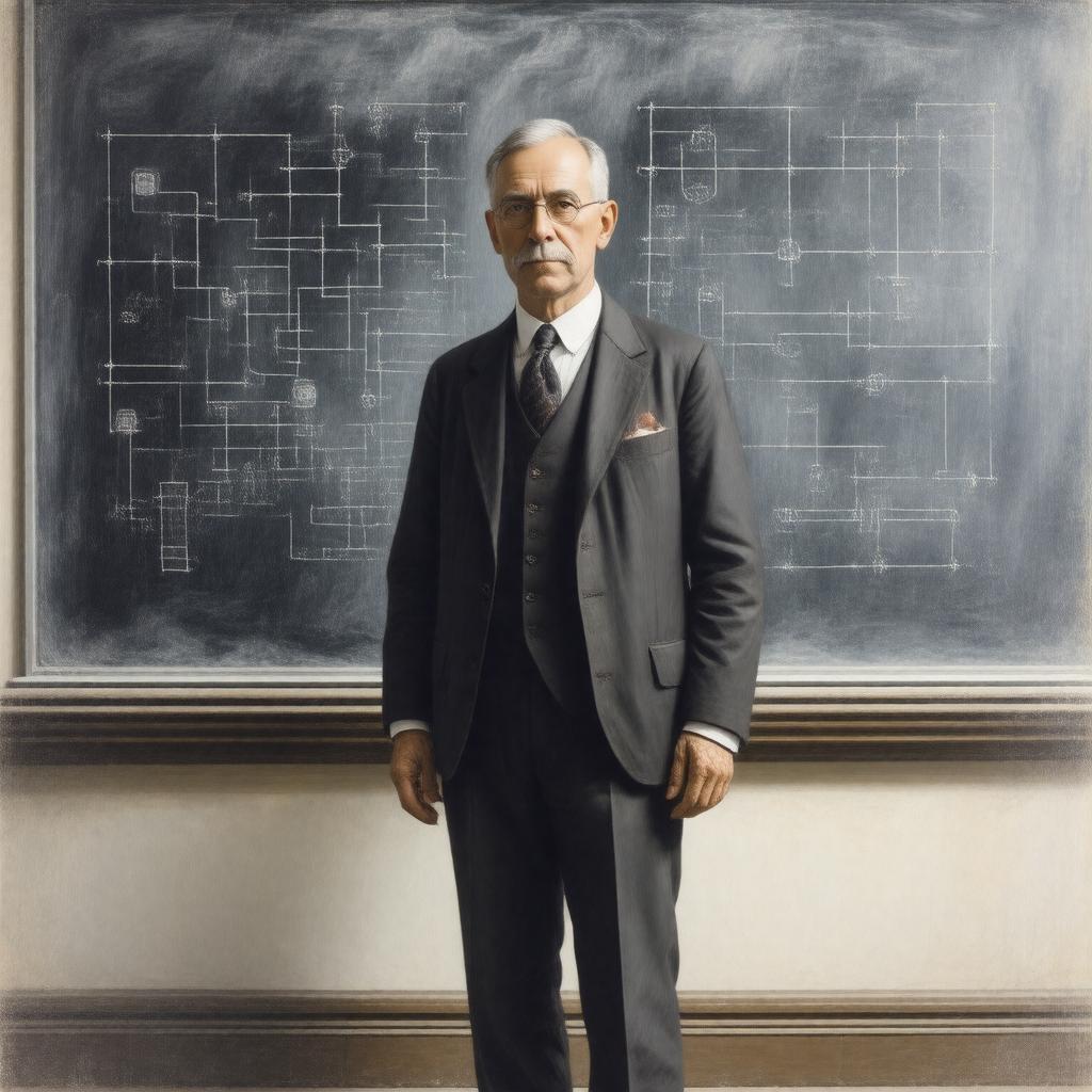 AI-created image of Ernst Guillemin