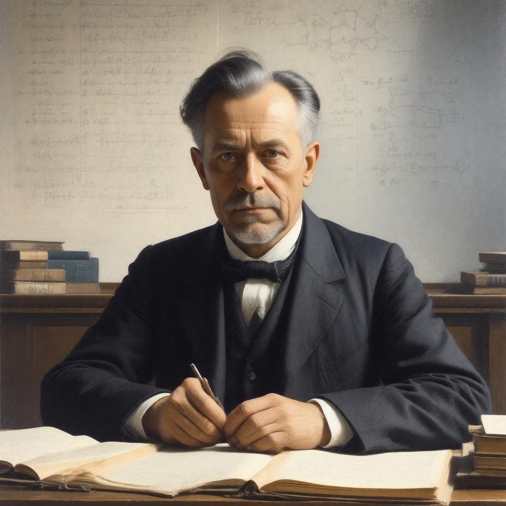 AI-created image of Ernst Hellinger