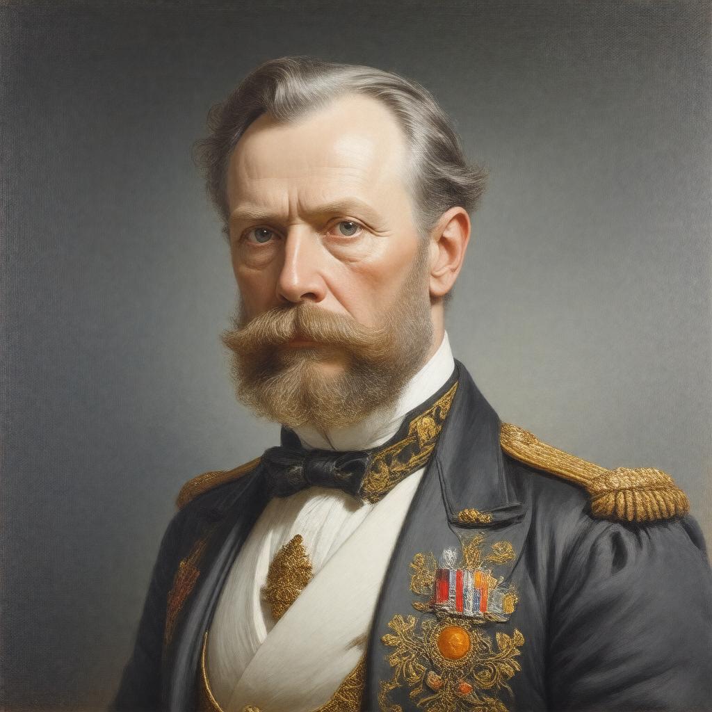 Click to view larger image AI-created image of Ernst II, Prince of Hohenlohe-Langenburg