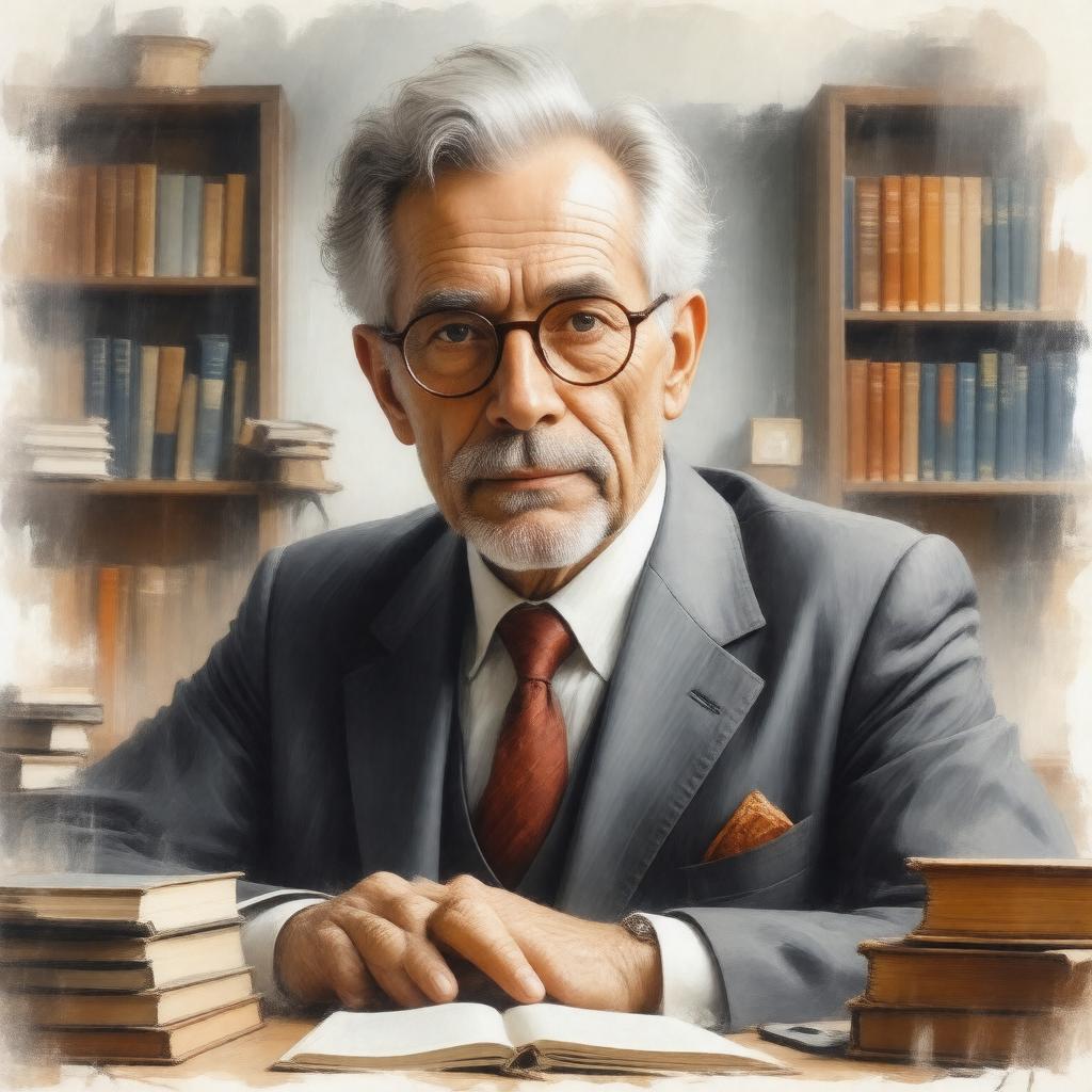 AI-created image of Ernst Mayr