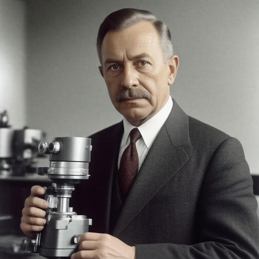 AI-created image of Ernst Ruska