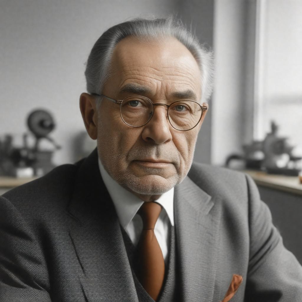 AI-created image of Ernst S. Fischer